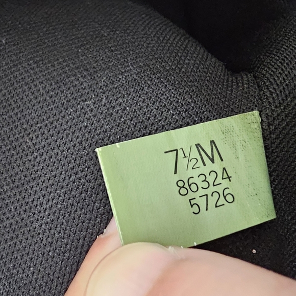 Vintage Y2k Timberland Black Leather Streetwear Wedge Boots Size 7.5 - Picture 7 of 7